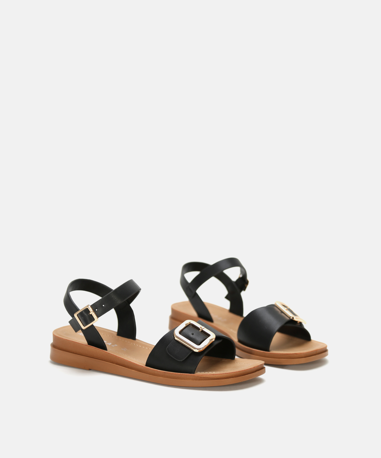 Sand&aacute;lia rasa com fivela image number null